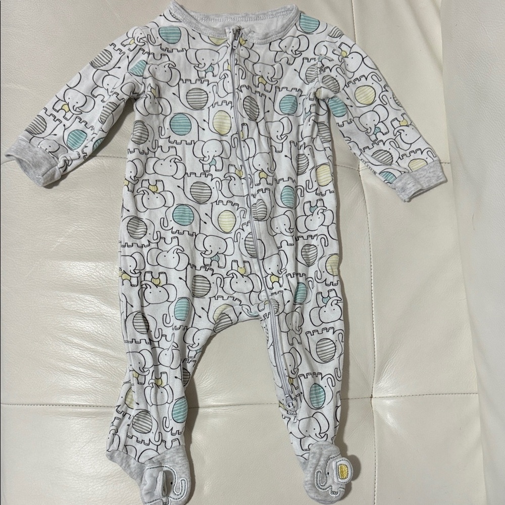 Elephant Parade Kids Footie Pajamas